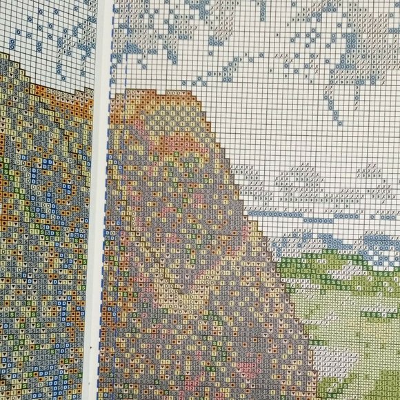 Skyhunter Native American Cross Stitch Leaflet Book Color Charts 10601 1990 - Picture 7 of 8